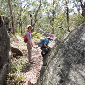 Clambering, Georges River NP