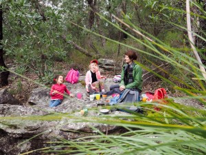 People having a picnic at Georges River NP